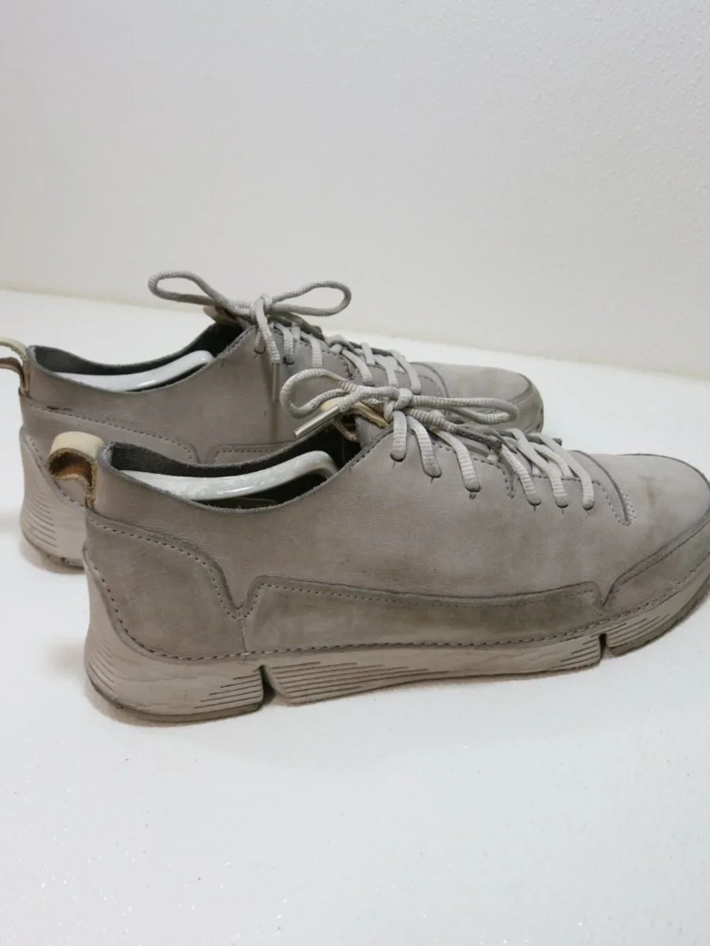 Trigenic Nubuck Leather Casual Comfort Footwear Walking Oxfords Shoes Sz 9.5 M